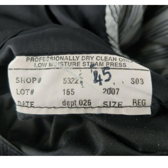 Brooks Brothers Brooksease Blazer Gray Wool Three Button Mens 45R - Picture 8 of 9